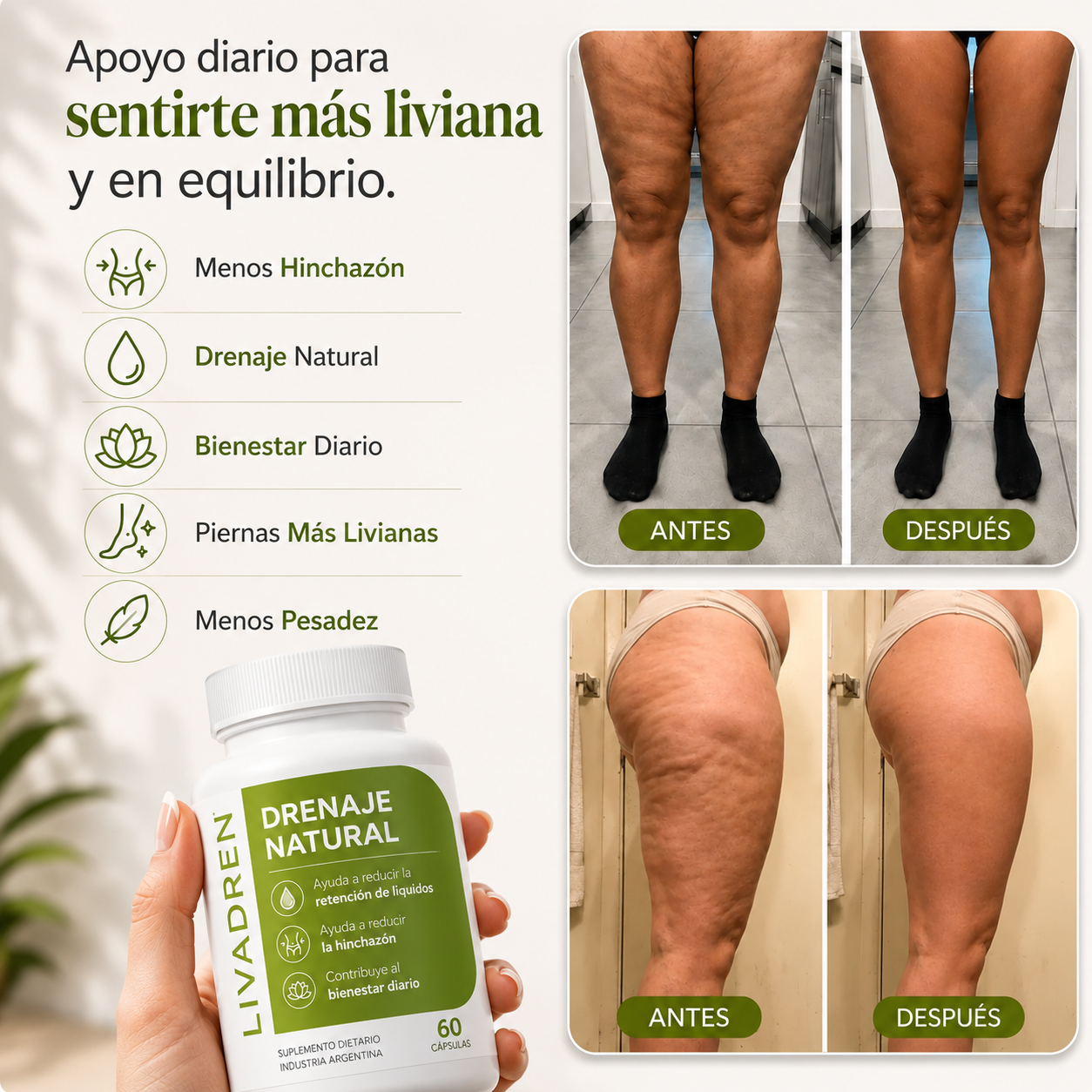 LIVADREN™ Recuperá la ligereza. Redescubrí tu bienestar.