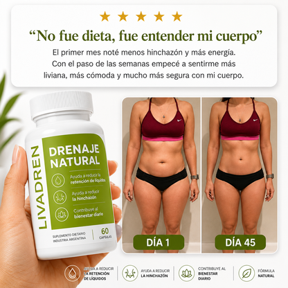 LIVADREN™ Recuperá la ligereza. Redescubrí tu bienestar.